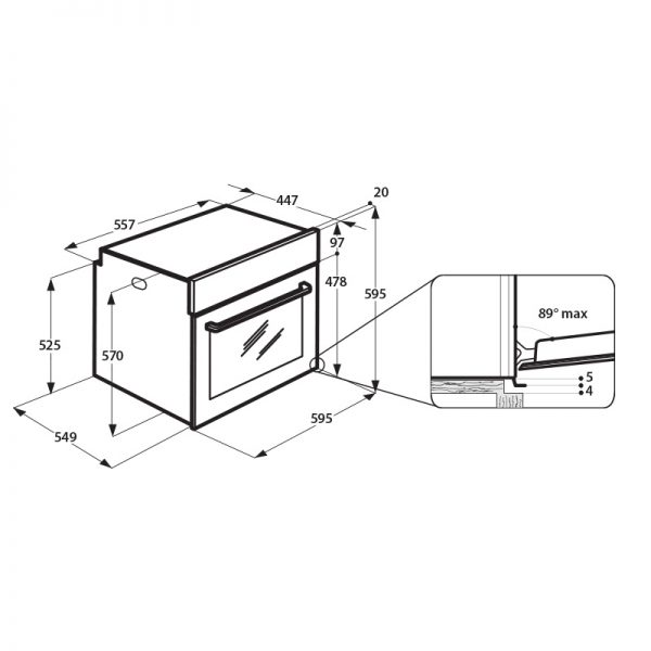 fa3834 1 Ariston FA3 834H IX A AUS